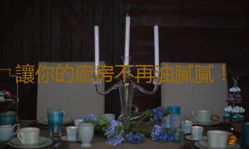讓你的廚房不再油膩膩！